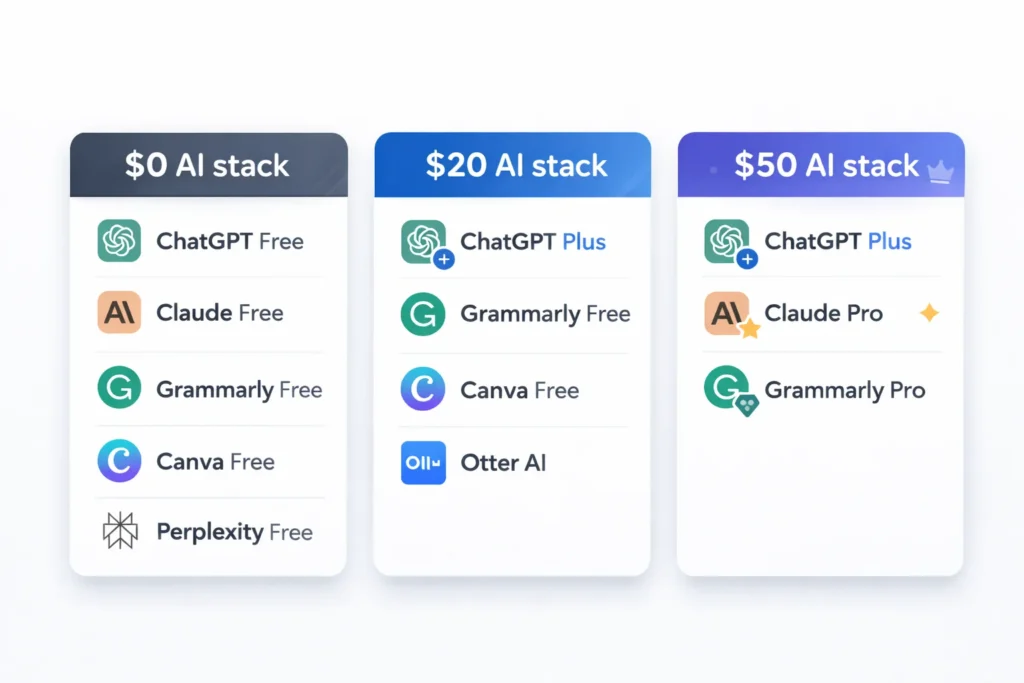 build your AI stack on a budget